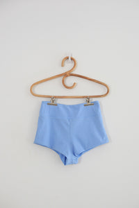 Pippi Shorts - Vintage Blue Ribbed