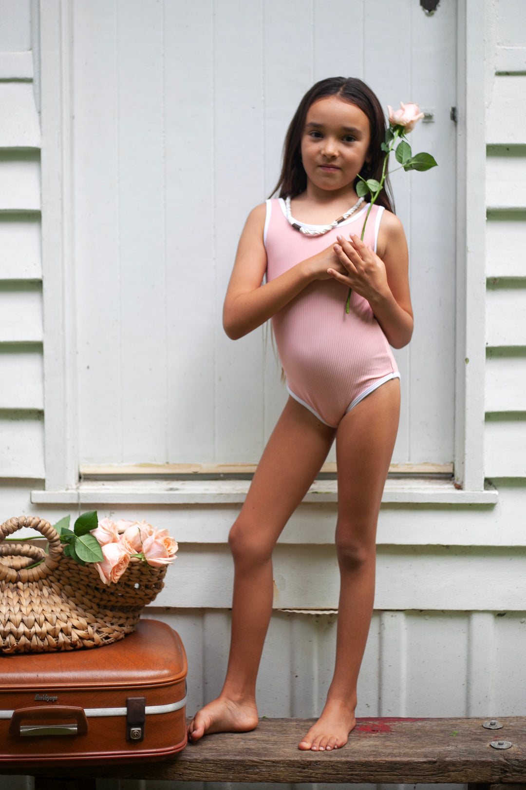 Lotta One Piece - Peach Eco Rib