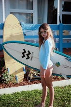Load image into Gallery viewer, PRE-ORDER Little Drifters Suit - Vintage Blue Ribbed