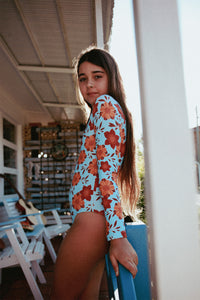 Little Drifters Suit - Aloha Kamalah Blue