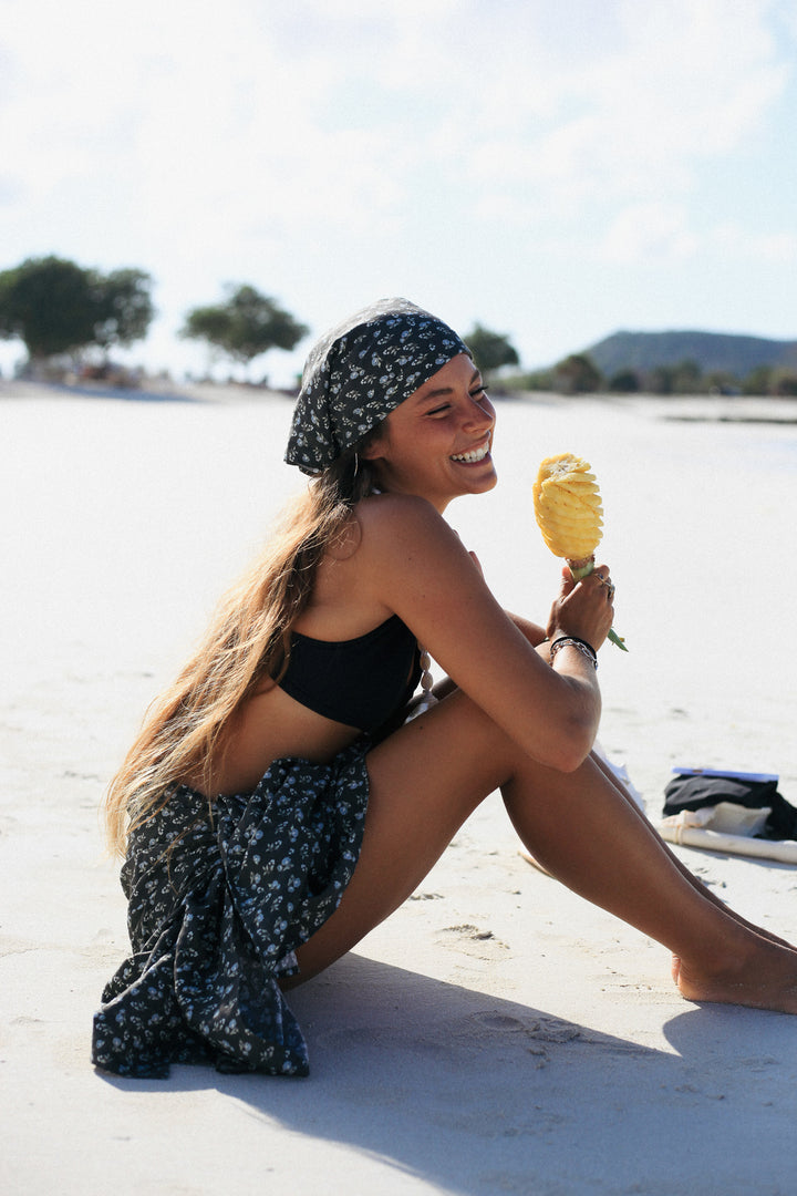 PRE-ORDER - Everyday Bikini Top Black Ribbed