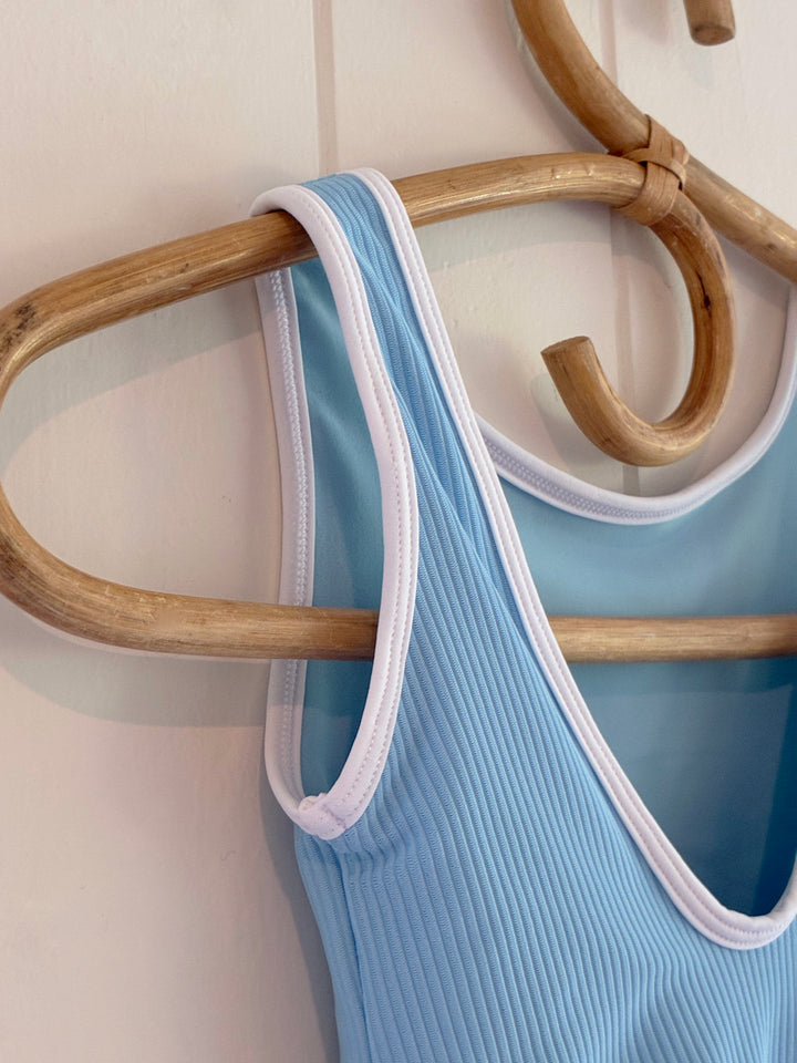 Lotta One Piece - Blue Eco Rib