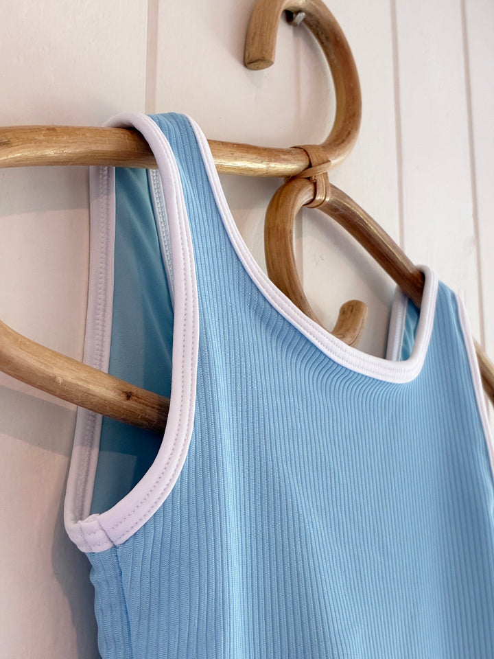 Lotta One Piece - Blue Eco Rib