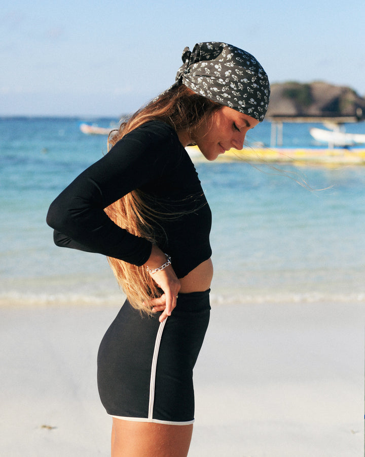 PRE-ORDER MORMOR SHORTS - Black Eco Rib