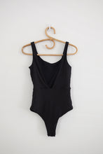 Load image into Gallery viewer, Agnetha One Piece (No Ties) - Black Ribbed