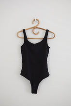 Load image into Gallery viewer, Agnetha One Piece (No Ties) - Black Ribbed