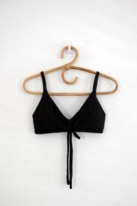 Everyday Bikini Top - Black Ribbed