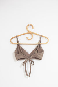Everyday Bikini Top - Mocha Ribbed