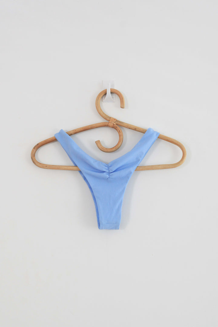 High Cut Bottom - Vintage Blue Ribbed