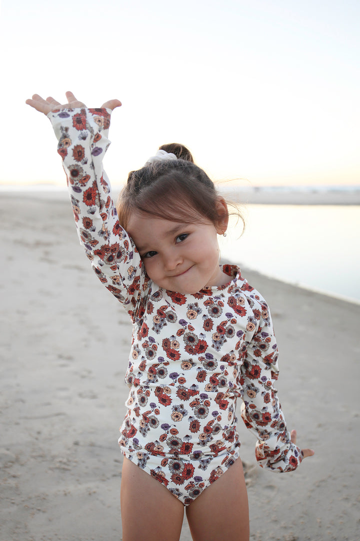Little Drifters Suit - Fallen Daisy Cream