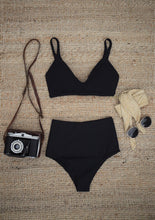 Load image into Gallery viewer, Everyday Bikini Top - Black Ribbed