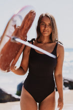 Load image into Gallery viewer, Agnetha One Piece - Black Ribbed