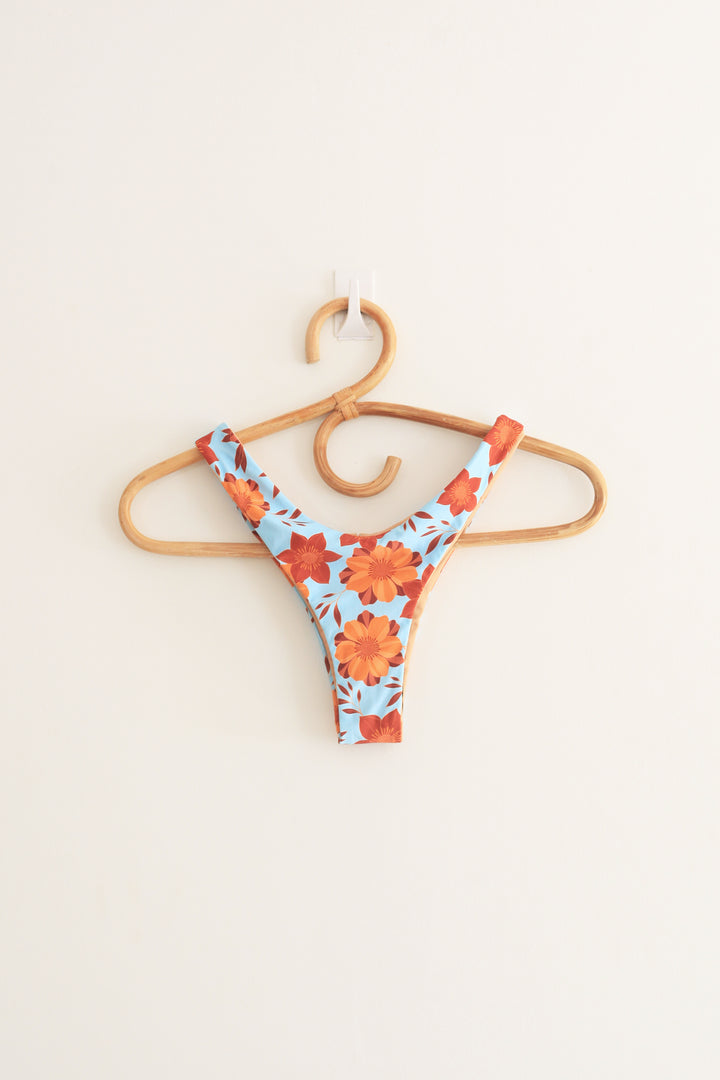 High Cut Bottom - Aloha Kamalah Blue