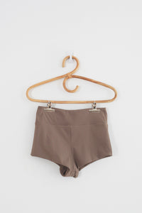 Pippi Shorts - Mocha Ribbed