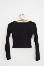 Load image into Gallery viewer, Stockholm Crop - Black Ribbed